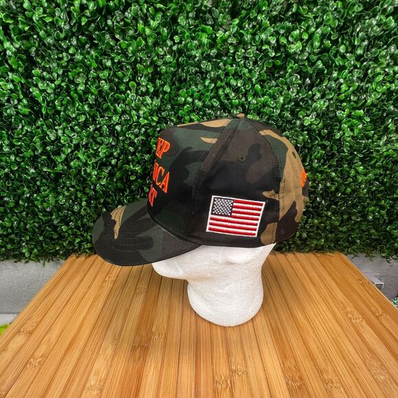 2020 Donald Trump Make America Great Again Camouflage MAGA Hat Cali Fame KAG - Picture 2 of 9